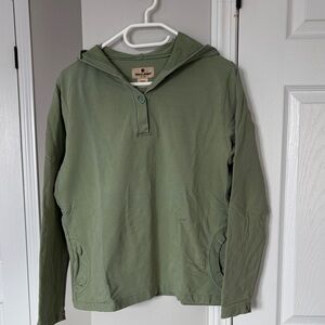 FREE WITH ANY PURCHASE OVER $50 Woolrich Olive Green Pullover Hoodie